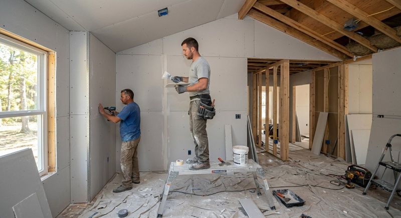 Bedroom Drywall Installation in Kansas City, MO