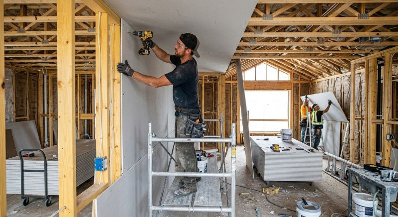 Bedroom Drywall Installation in Wilmington, NC