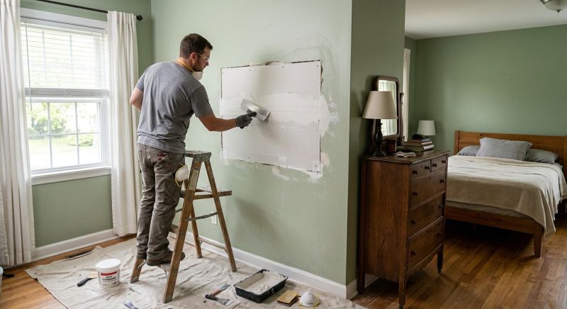 Bedroom Wall Repair in Kansas City, KS