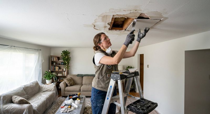 Ceiling Hole Repair in Wilmington, NC