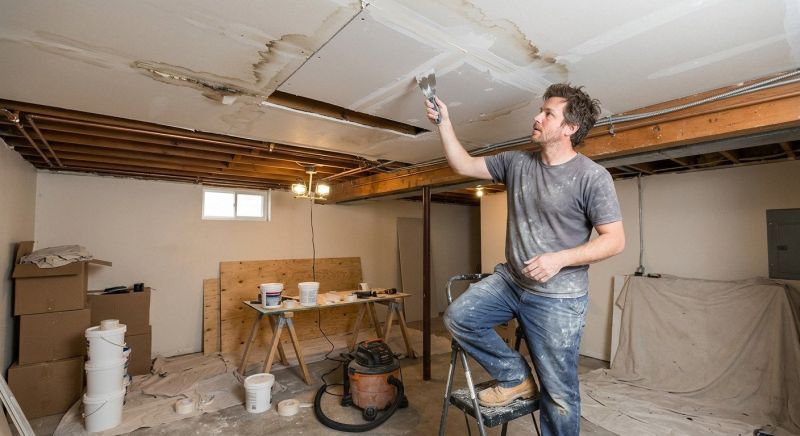 Garage Drywall Repair in Conroe, TX